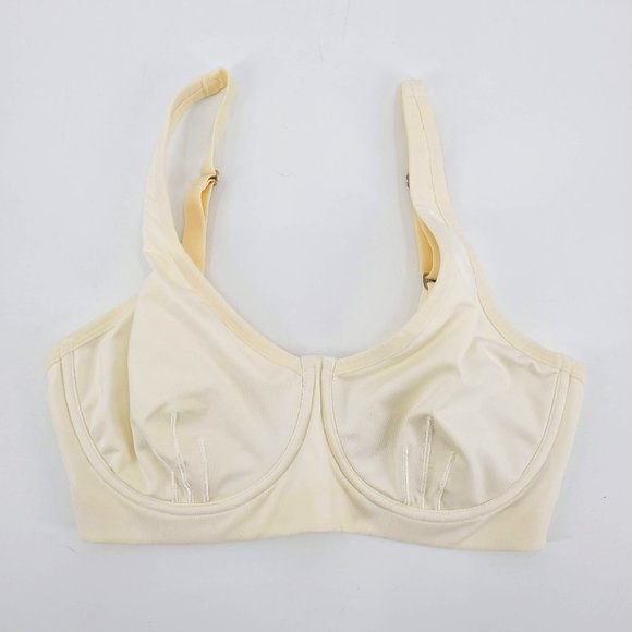 white underwire sports bra